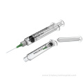 3-part Sterile syringe self-destructive safety syringe